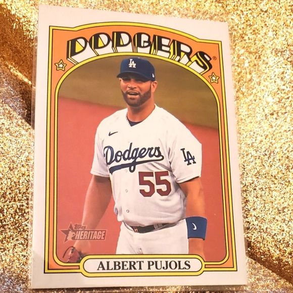 2021 Topps Heritage #687 Albert pujols - Picture 1 of 2